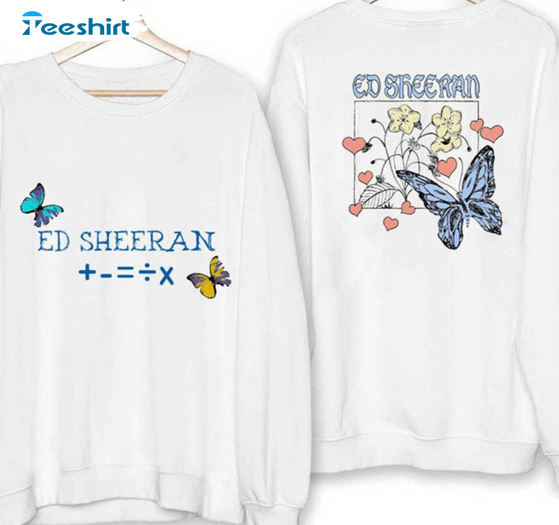 Vintage Ed Sheeran Mathematics Tour Concert Shirt
