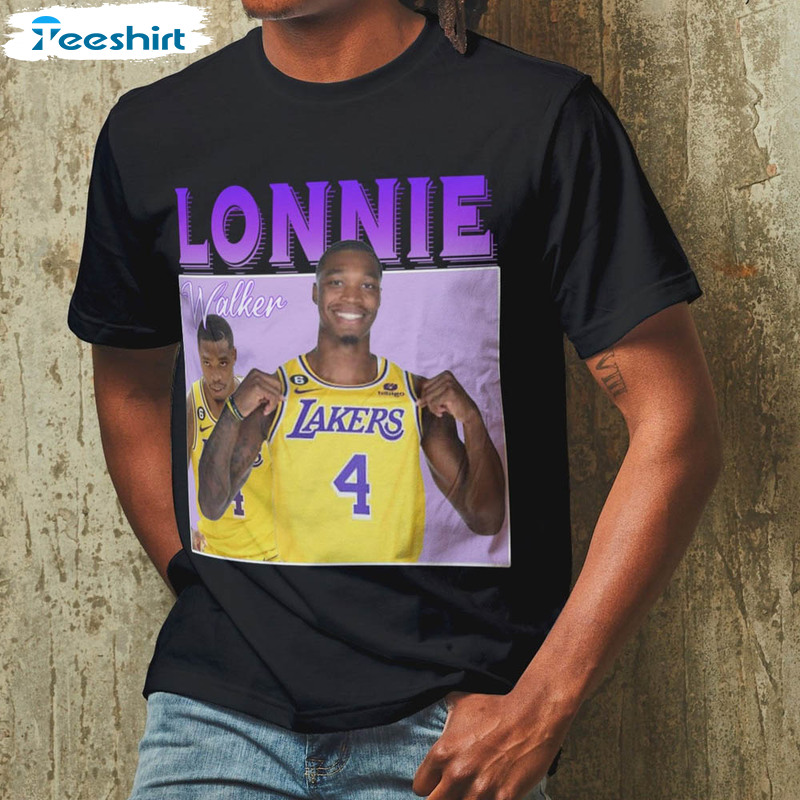 Lonnie Walker Lakers Playoffs Nba Baseball Shirt