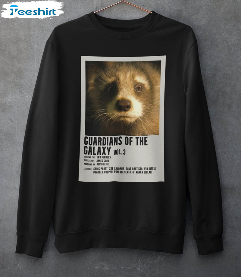 Guardians Of The Galaxy Vol 3 Baby Rocket Raccoon Marvel Movie Shirt