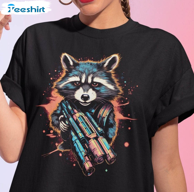 Guardians Of The Galaxy Marvel Rocket Raccoon Shirt