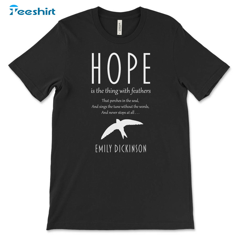 Hope Emily Dickinson Poetry Retro Shirt