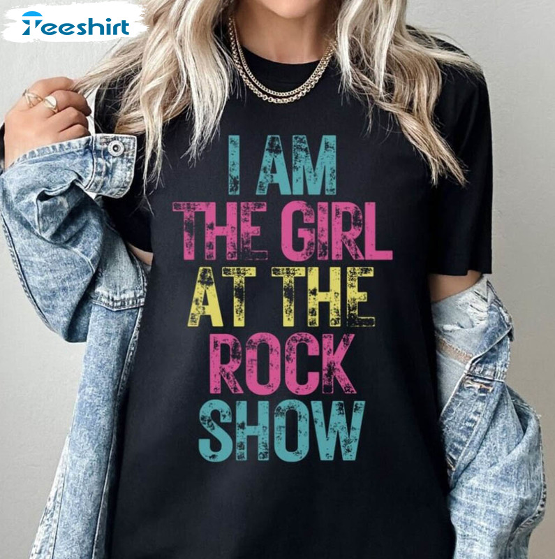 I Am The Girl At The Rock Show Blink 182 Rock Concert Shirt