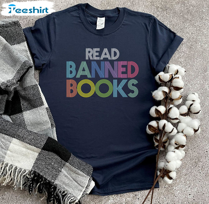 Read Banned Books Book Lover Vintage Shirt