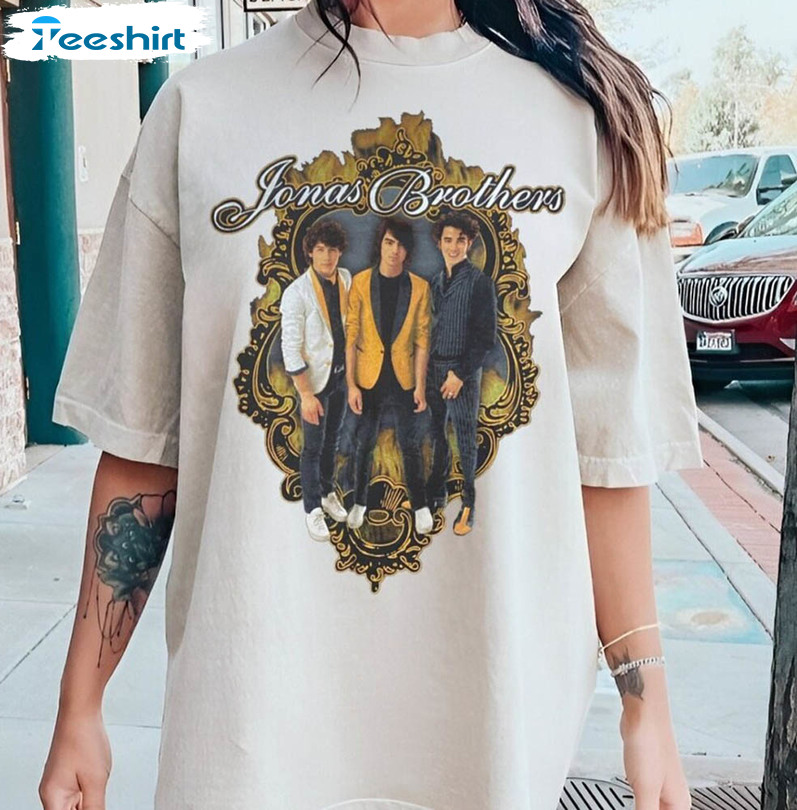 Retro Jonas Brothers Music Band Shirt For Men Women