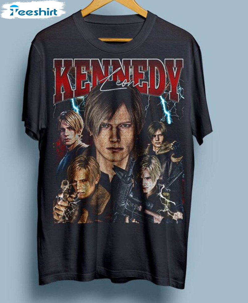 Leon Kennedy Residence Evil Vinatge Style Shirt