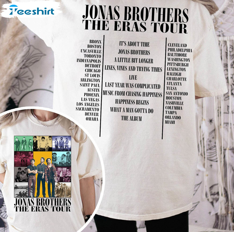 Vintage Jonas Brothers The Eras Tour Music Shirt