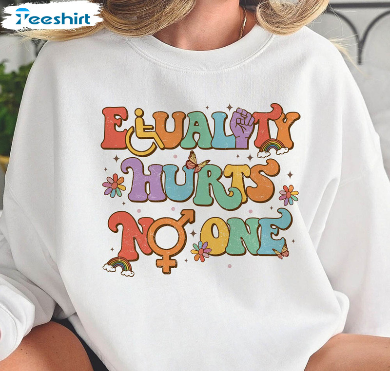 Retro Equality Hurts No One Equal Rights Pride Shirt