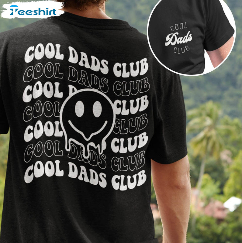 Cool Dad Clubs Smile Face Shirt For Father's Day