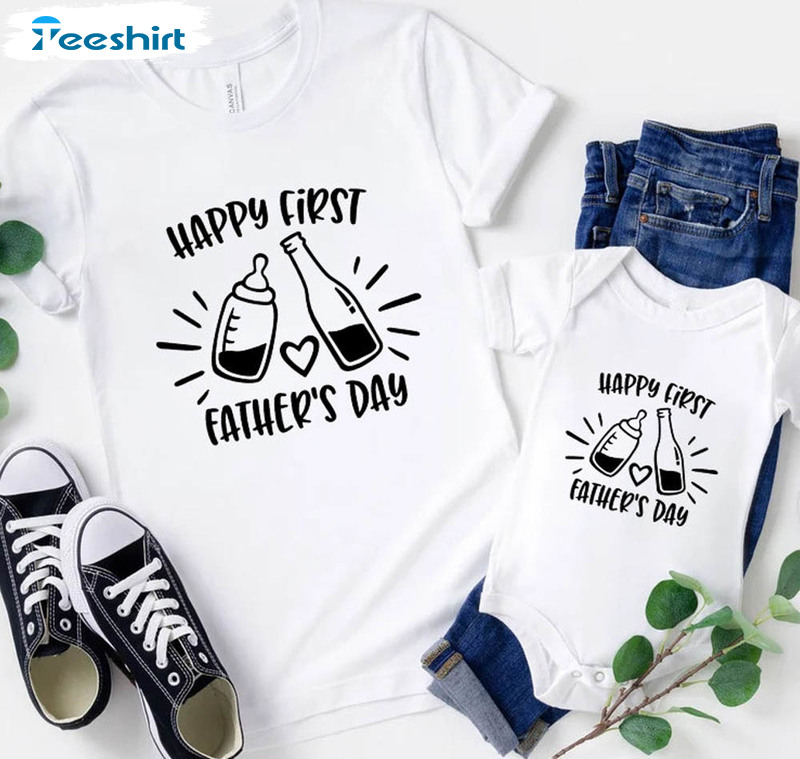 Happy First Father's Day Shirt For New Dad