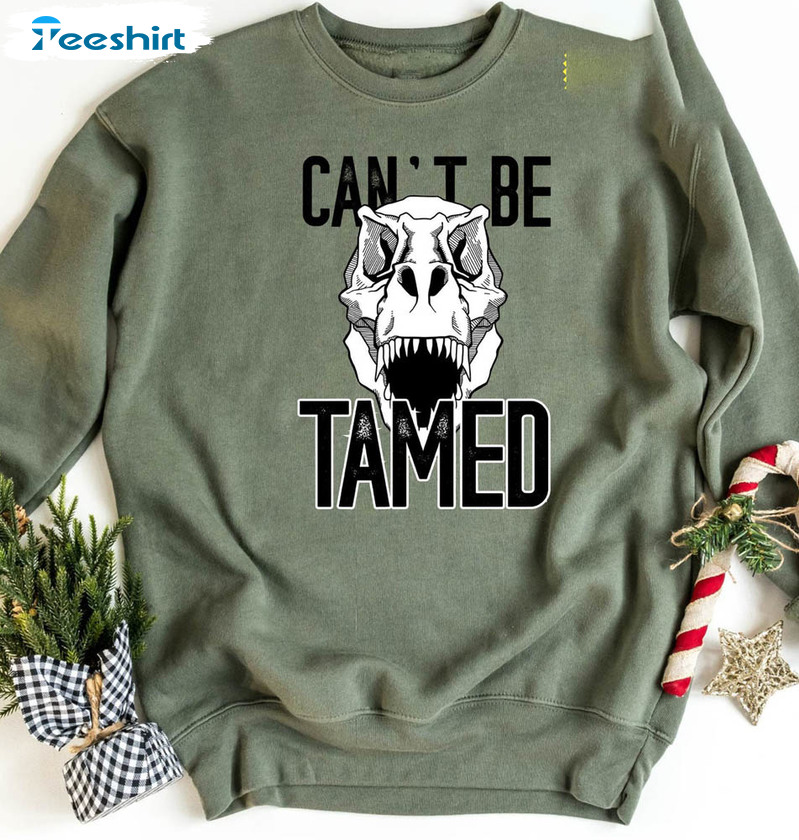 Cant Be Tamed Western Skull Shirt