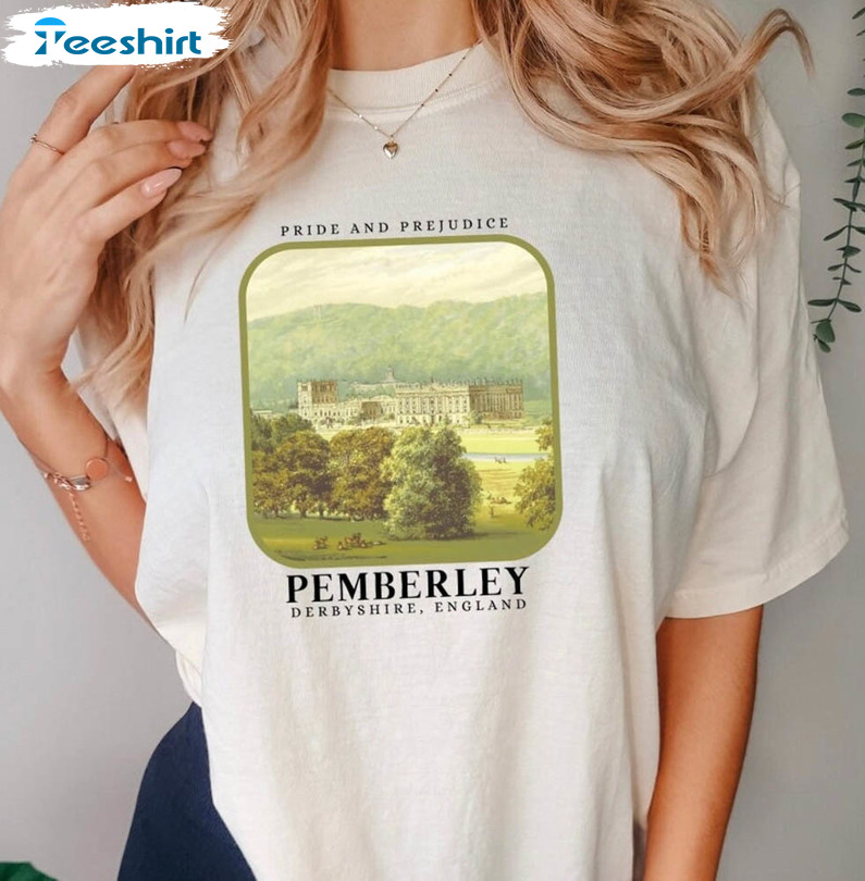Pemberley Pride And Prejudice Jane Austen Bookish Literary Shirt