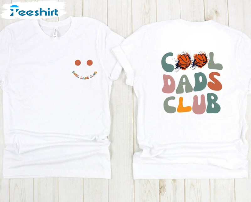 Cool Dads Club Baseball Smiling Face Shirt