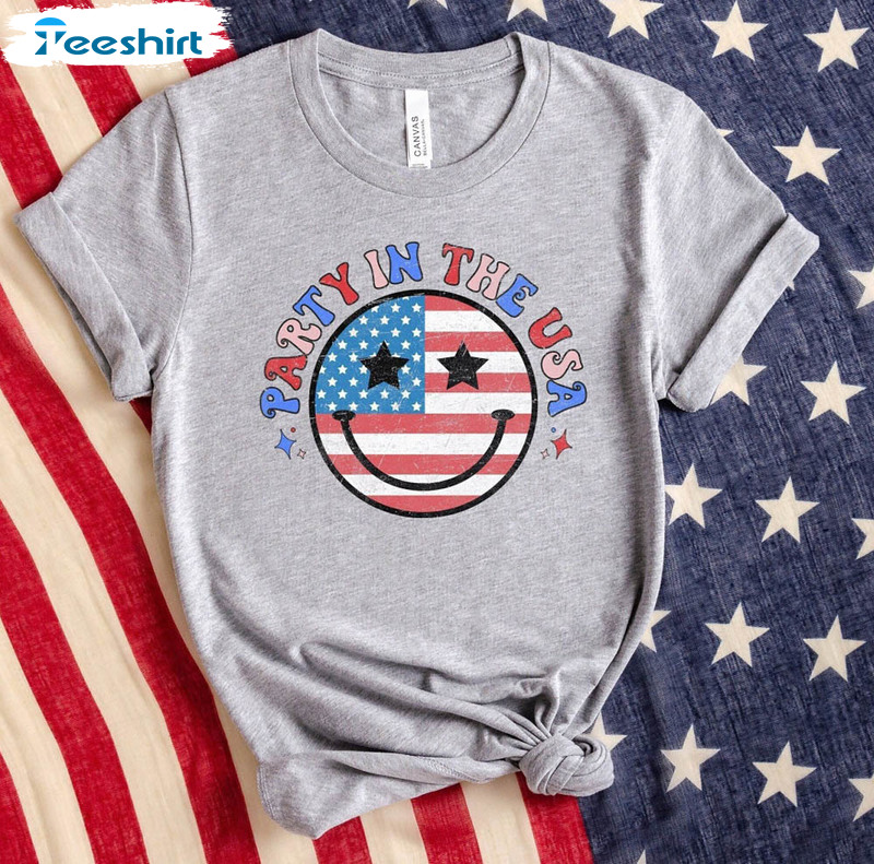 Party In The Usa Retro 4th Of July Patriotic Shirt