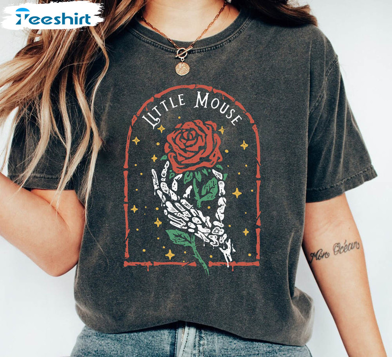 Cat And Mouse Little Mouse Rose Shirt