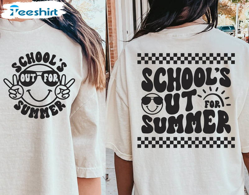 School's Out For Summer Cool Face Shirt