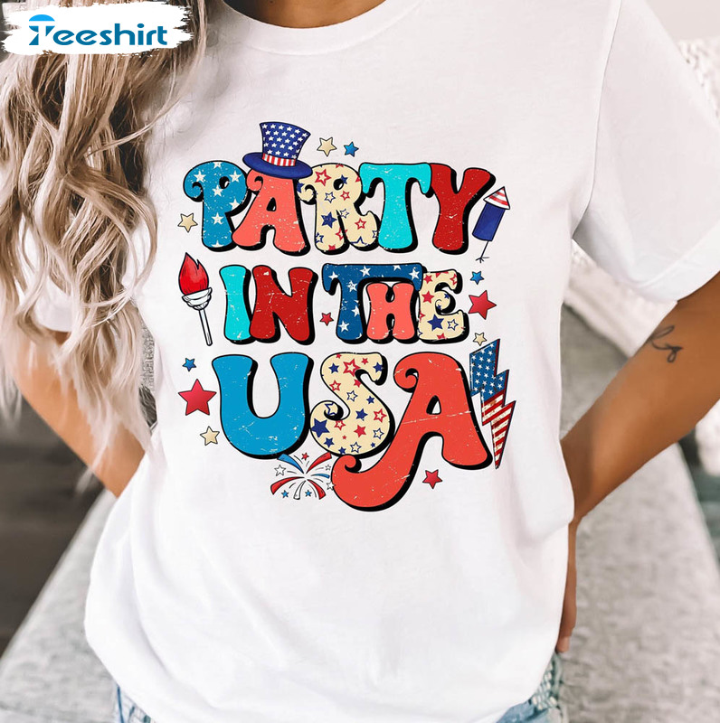 4 Of July Party In The Usa Independence Day Shirt