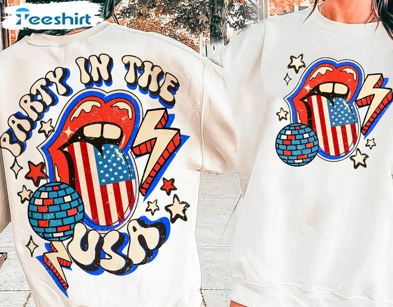 Limited Party In The Usa America Flag Shirt