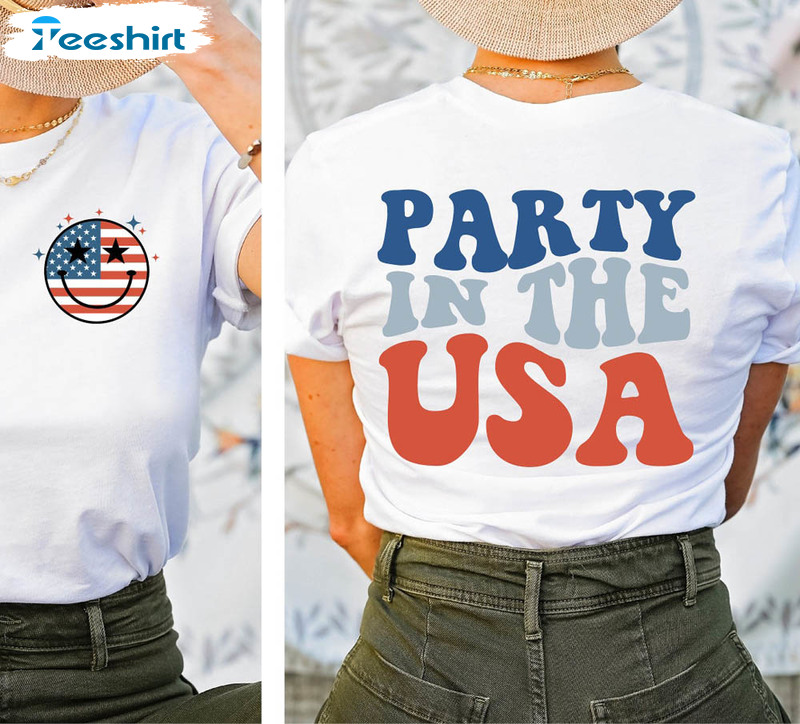 Party In The Usa American Flag Shirt