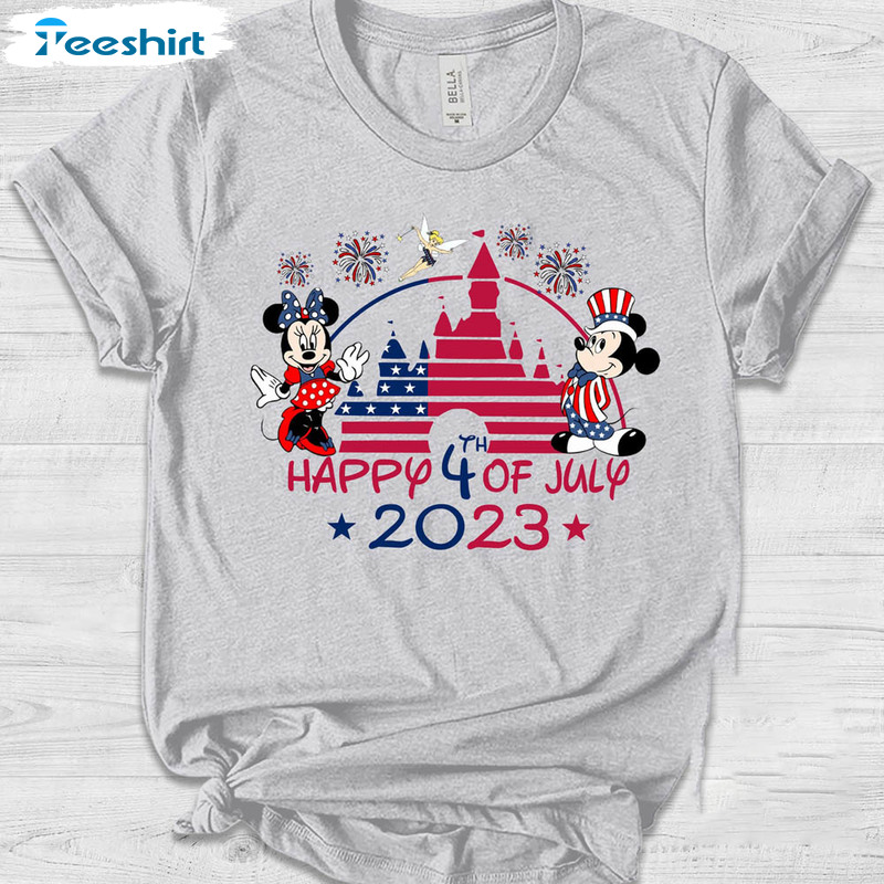 Disney Happy 4th Of July 2023 Mickey And Minnie Shirt