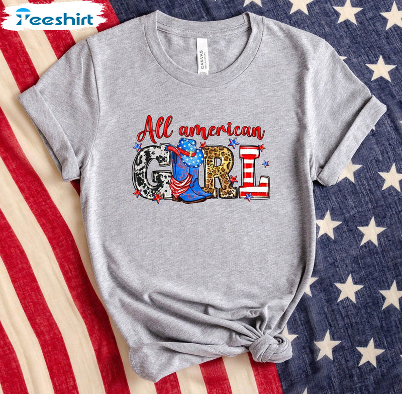 All American Girl Cowgirl Boots Shirt