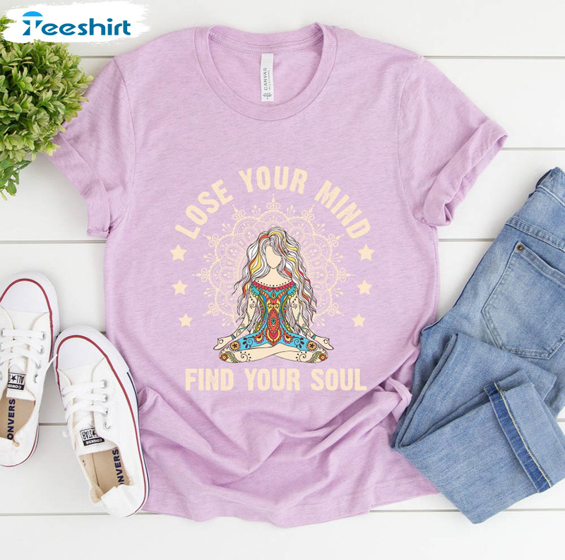 Yoga Girl Lose Your Mind Find Your Soul Vintage Shirt