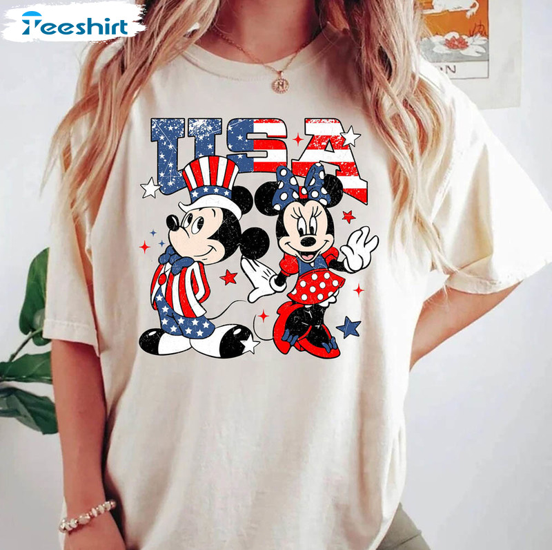 Comfort Disney 4th Of July Patriotic Day Shirt