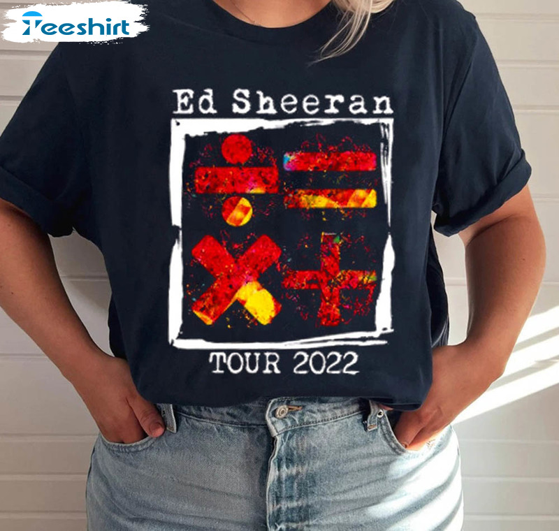 2023 Music Concert The Mathletics Tour Ed Sheeran Shirt