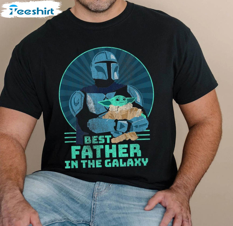 The Mandalorian And Grogu Best Dad In The Galaxy Shirt