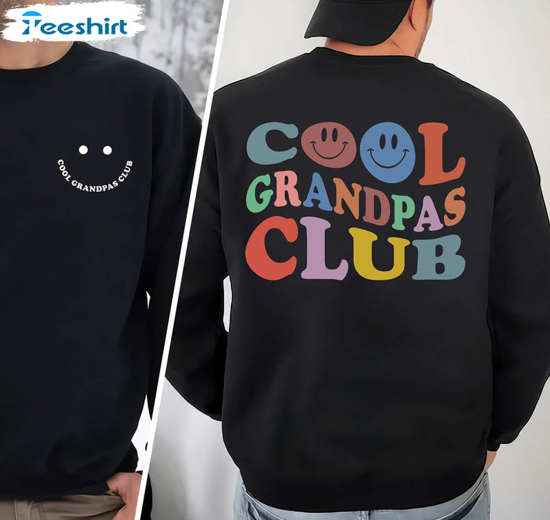 Cool Grandpas Club Smile Face Shirt
