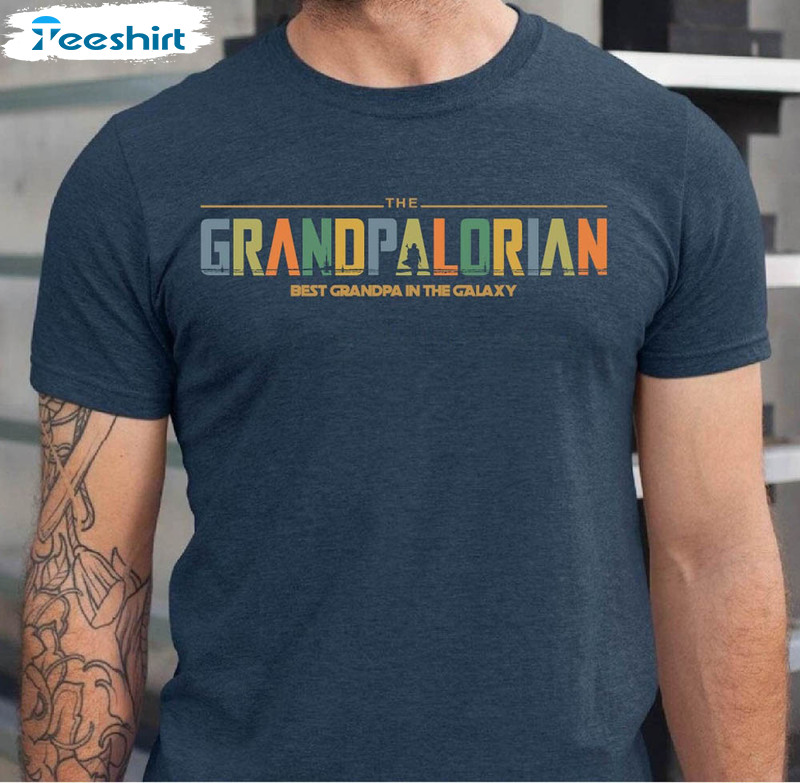 The Grandpalorian Best Grandpa In The Galaxy Shirt