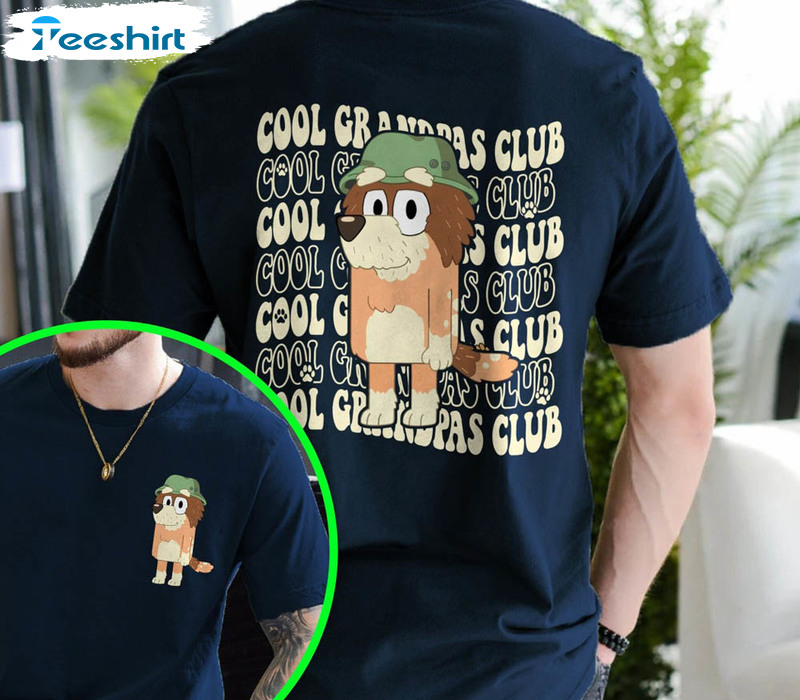 Cool Grandpas Club Family Cartoon Shirt