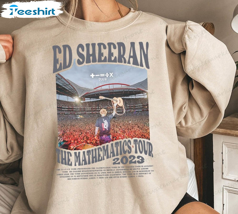 Vintage Ed Sheeran The Mathematics Tour Shirt