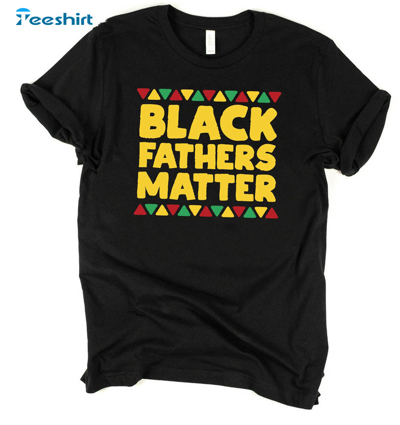 Black Fathers Matter African Pattern Shirt