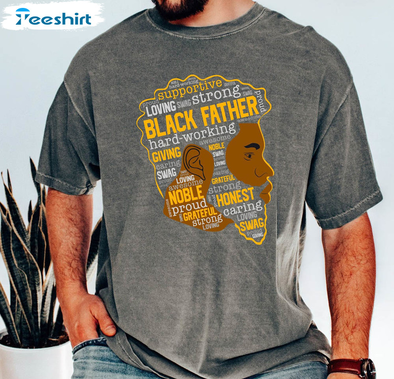 Comfort Black Father King Dad Shirt