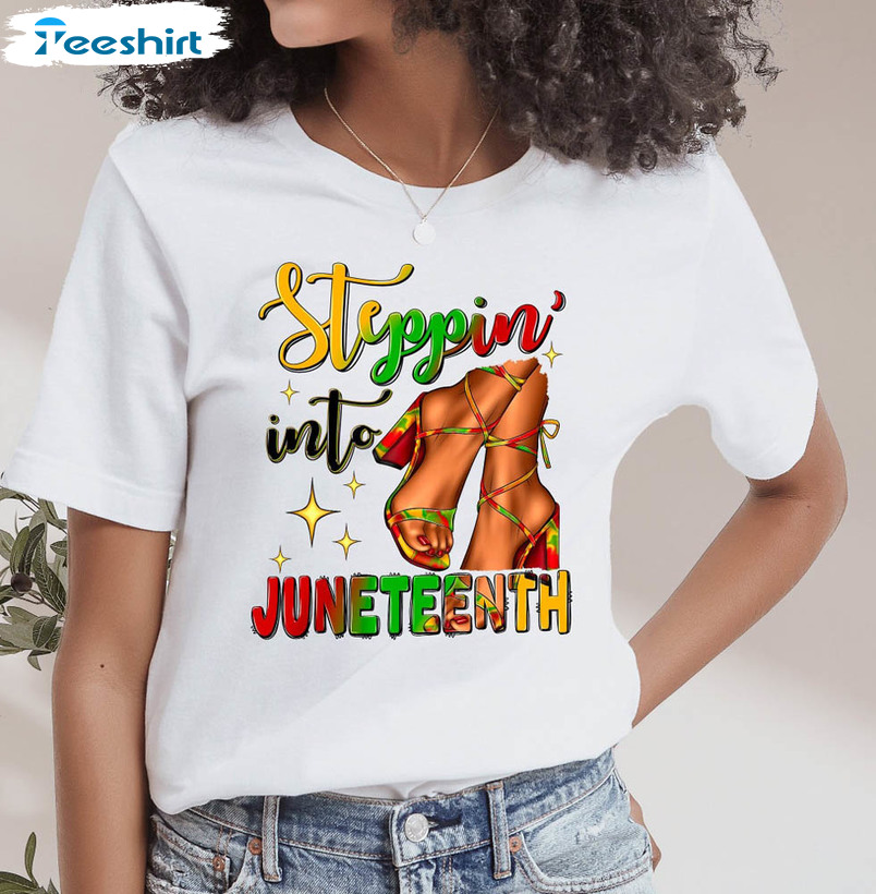 Stepping Into Juneteenth 1865 Freedom Shirt