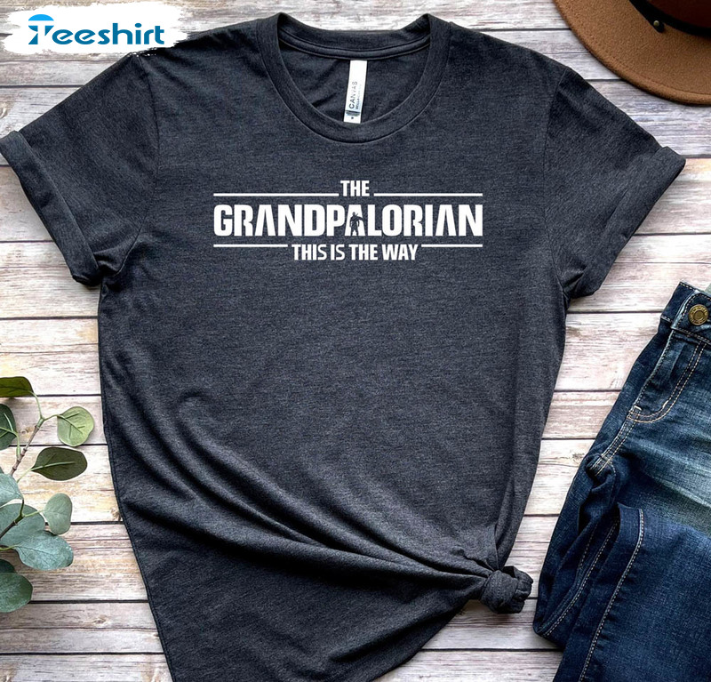 Grandpalorian Funny Shirt For New Grandpa