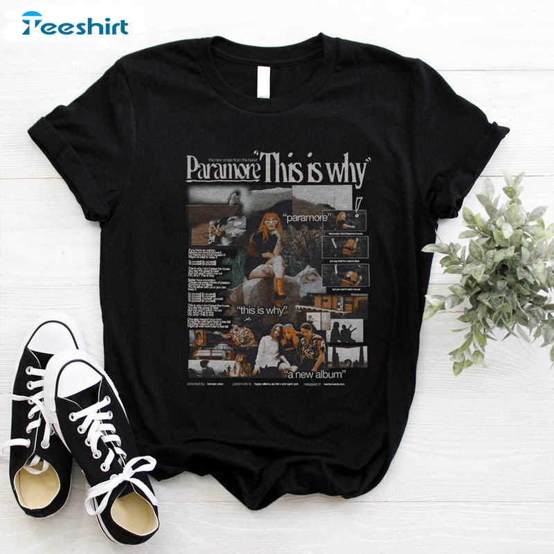 Retro Paramore Rock Band This Is Why Album Shirt