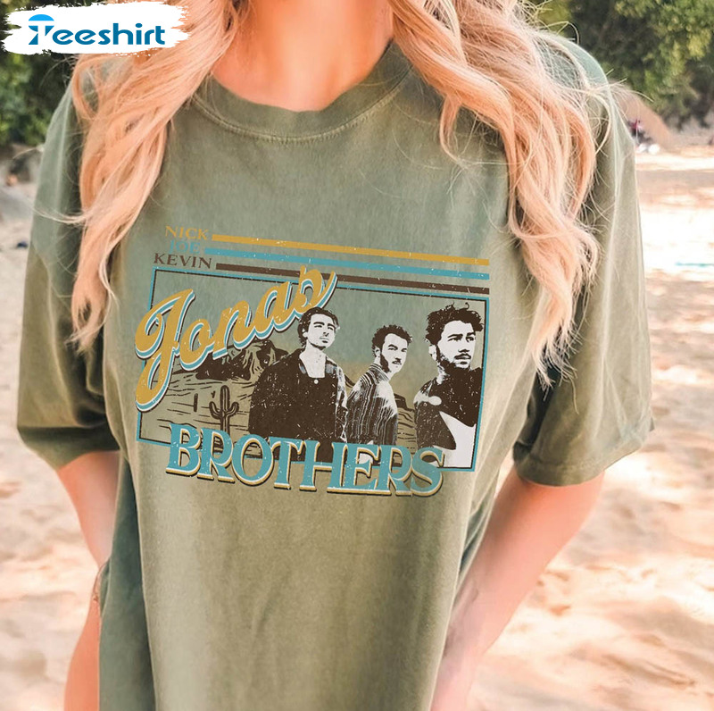 Retro Jonas Brothers Five Albums One Night Shirt