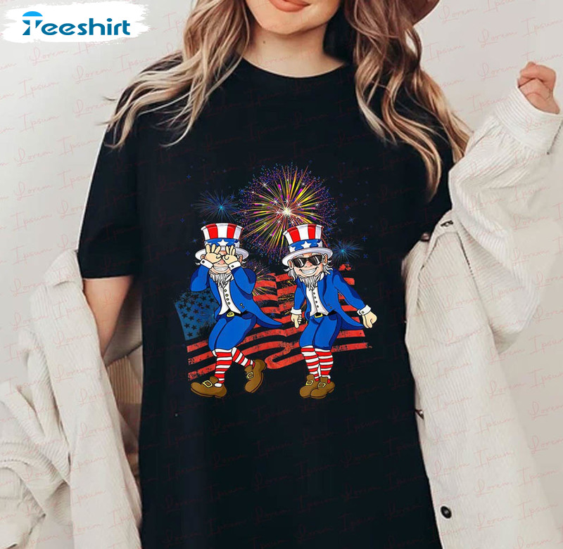 Uncle Sam Griddy Dance Funny Independence Day Shirt