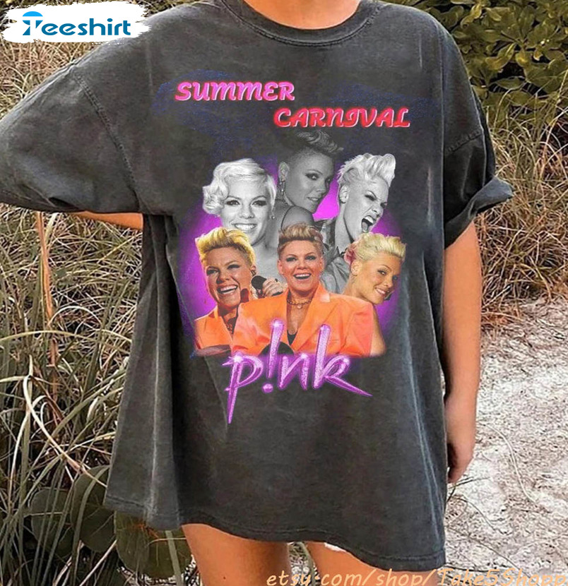 Vintage Pink Summer Carnival Tour Shirt