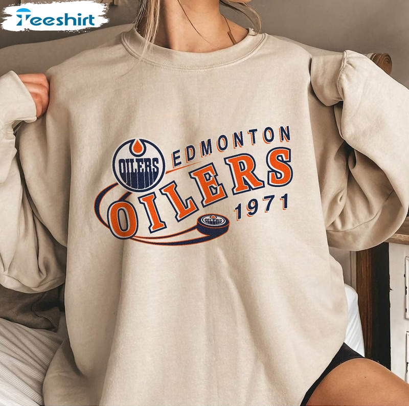 Edmonton Oilers Hockey Vintage Shirt