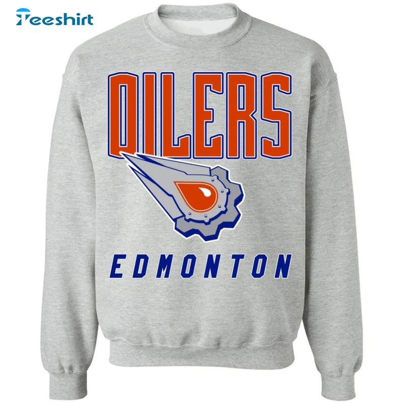 Retro Edmonton Oilers Hockey Shirt