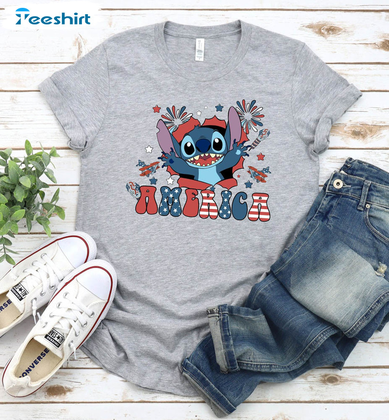 Stitch 4th Of July Patriotic Day Shirt
