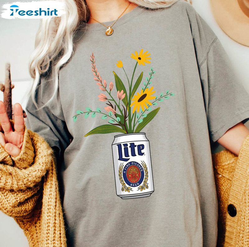 Beercan Bouquet Miller Lite Shirt