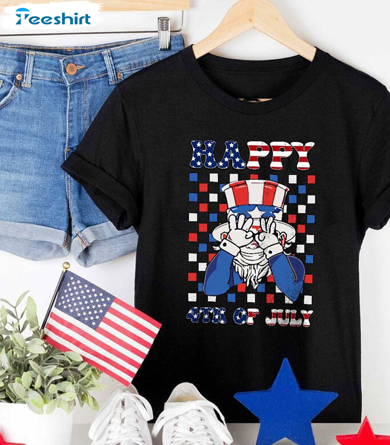 Uncle Sam Griddy Funny 4th Of July Memorial Day Shirt