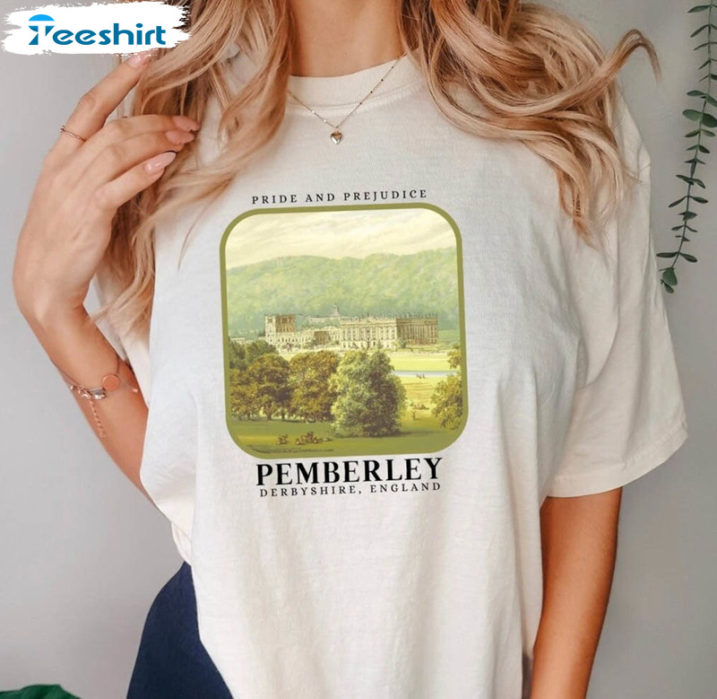 Pemberley Pride And Prejudice Jane Austen Bookish Literary Shirt