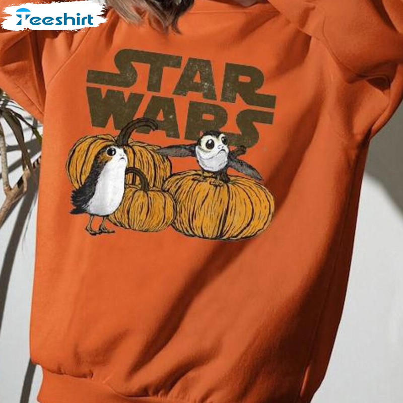 Funny Star Wars Shirt, Disney Star Wars Pumpkin Sweatshirt, Couple Halloween Birth Graphic Art Shirt