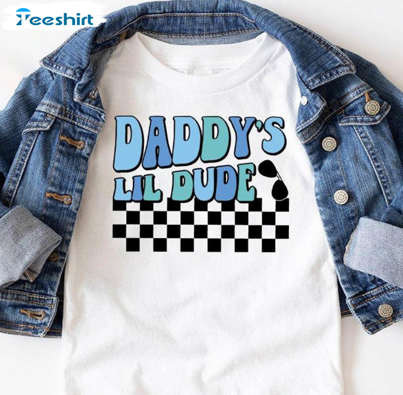 Retro Dad's Little Dude Shirt