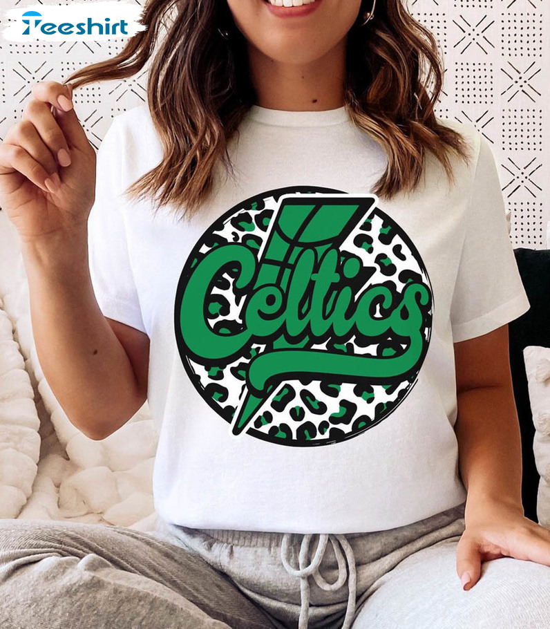 Boston Celtics Leopard Basketball Shirt