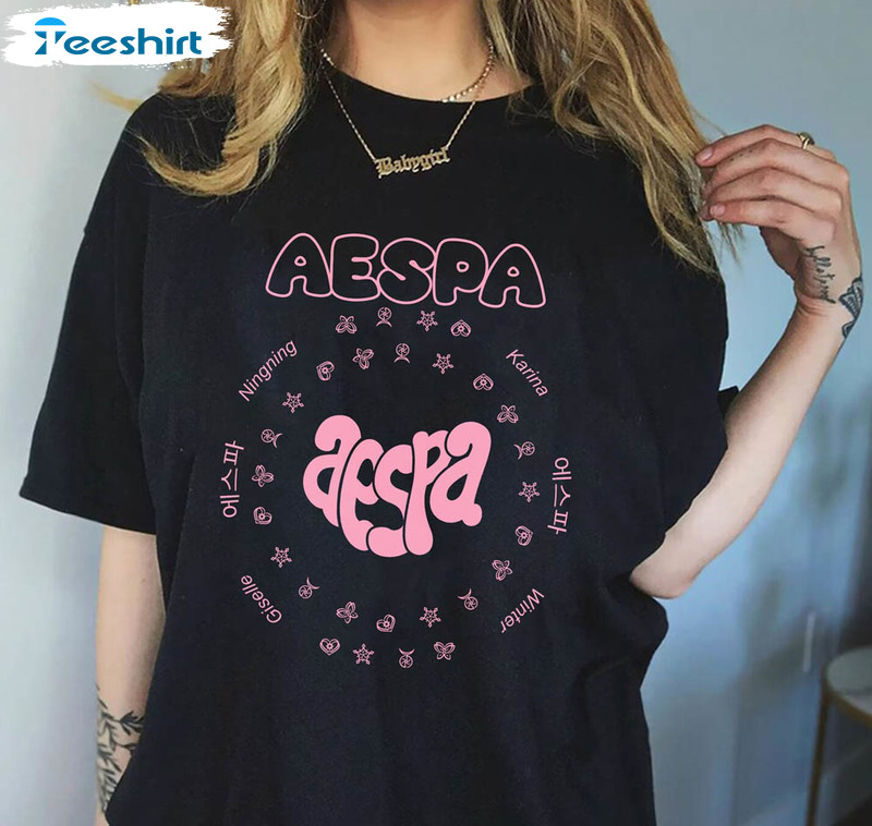 Vintage Aespa World Tour Aespa Spicy Shirt